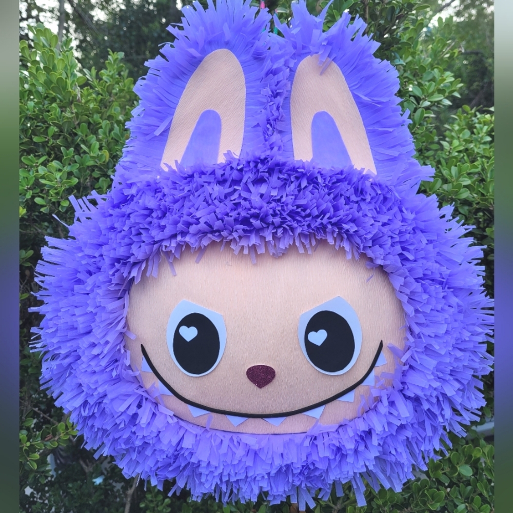 Labubu Monster Custom Traditional Mexican Piñata 🪅Lilac